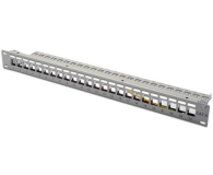 Digitus Patch panel 19" 24 porty pod moduly Keystone, 1U, wspornik k - 1380463 - zdjęcie 1